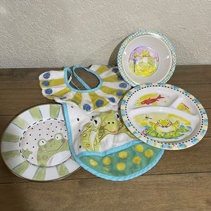 Mackenzie-Childs frog children set